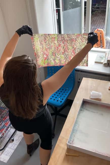 Copenhagen (2-Hour Paper Marbling Workshop with Goda) - The small group changes the whole mood