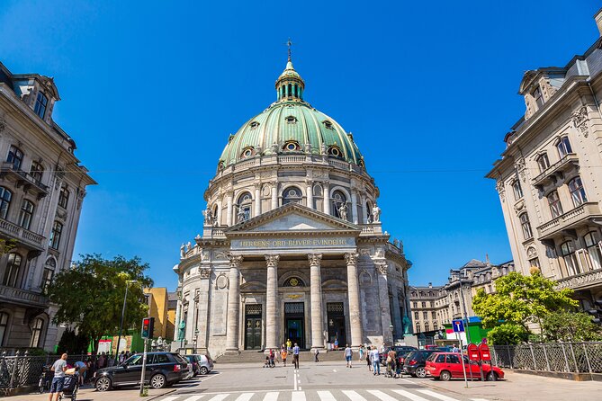 Copenhagen City, Old Town, Nyhavn, Architecture Walking Tour - Frederik’s Church and the Marble Church dome