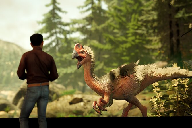 Dinosaur Adventure - Walking through the holographic tunnels