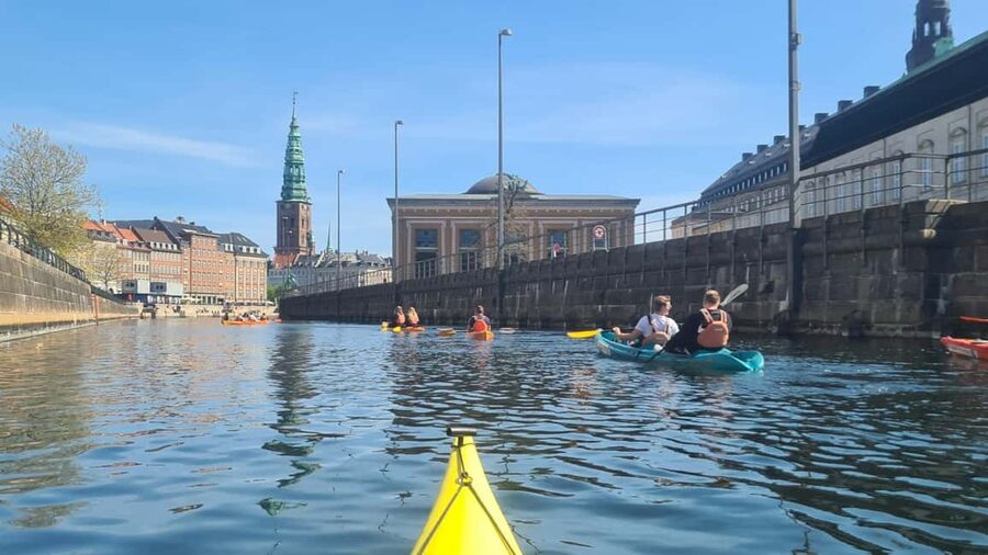 Kayak Tour in Copenhagen Harbor - June, July and August - Børsen and C. F. Tietgens Hus