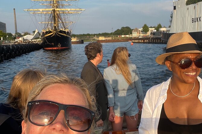 Private Copenhagen Boat cruise in Scandinavian mahogany boat - A royal church and the changing harbor