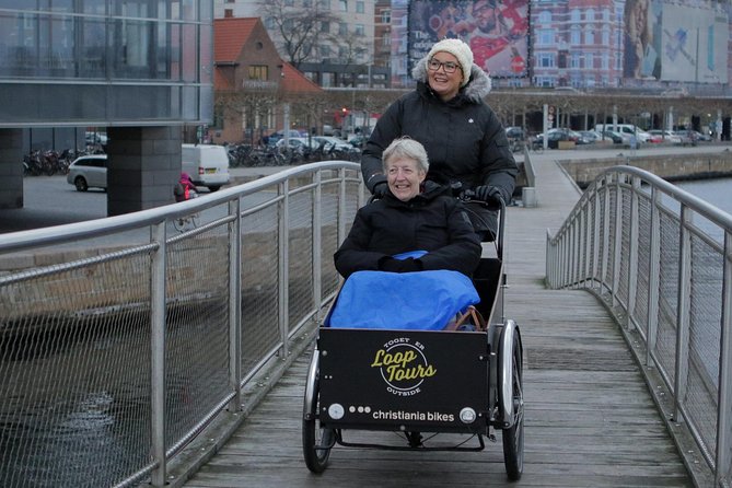 Private Copenhagen Family Cargo Bike Tour – Winter Adventure - Starting beside Peblinge Lake