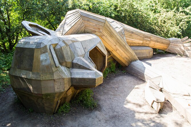The Forest Tower and Forgotten Giants-A day tour from Copenhagen - Crawling into Sleeping Louis in Rødovre